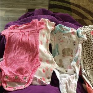 Baby girl preemie onesie selling as a set